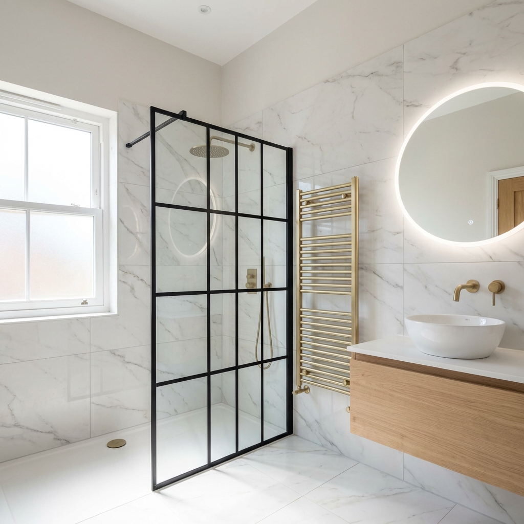 New Build Bathroom Design: Tiles, Fixtures, and Spa-Style Ideas