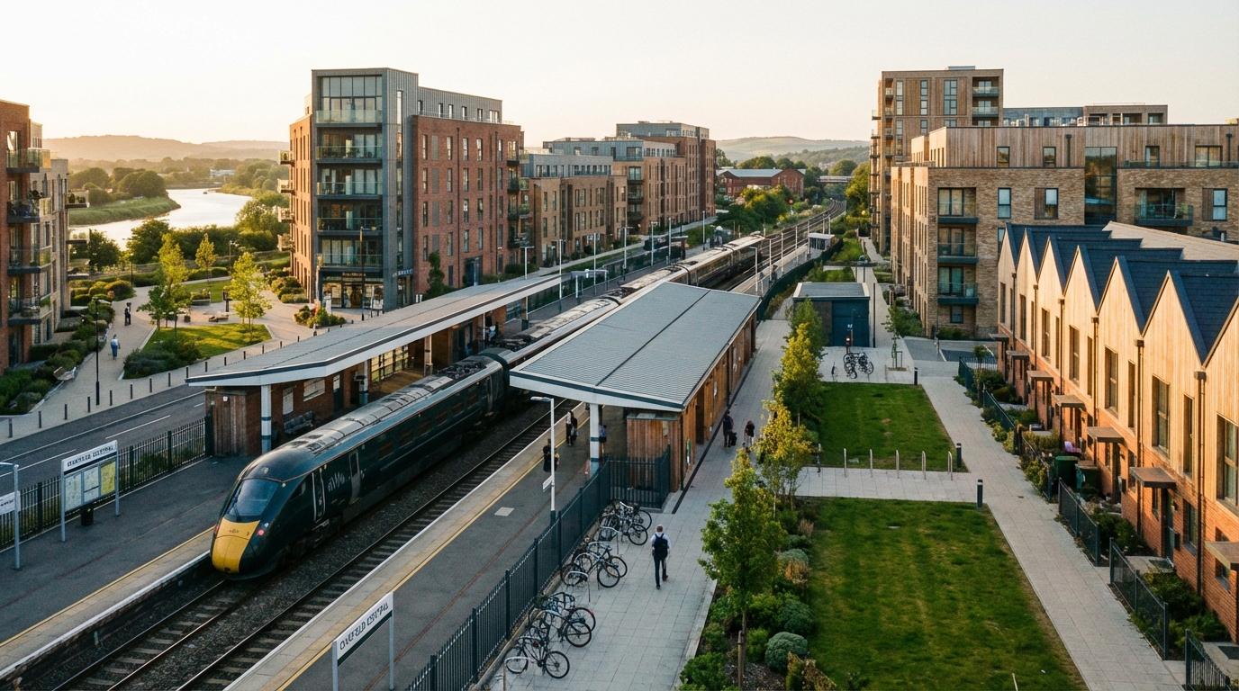 New Build Homes Near Major Commuter Rail Links