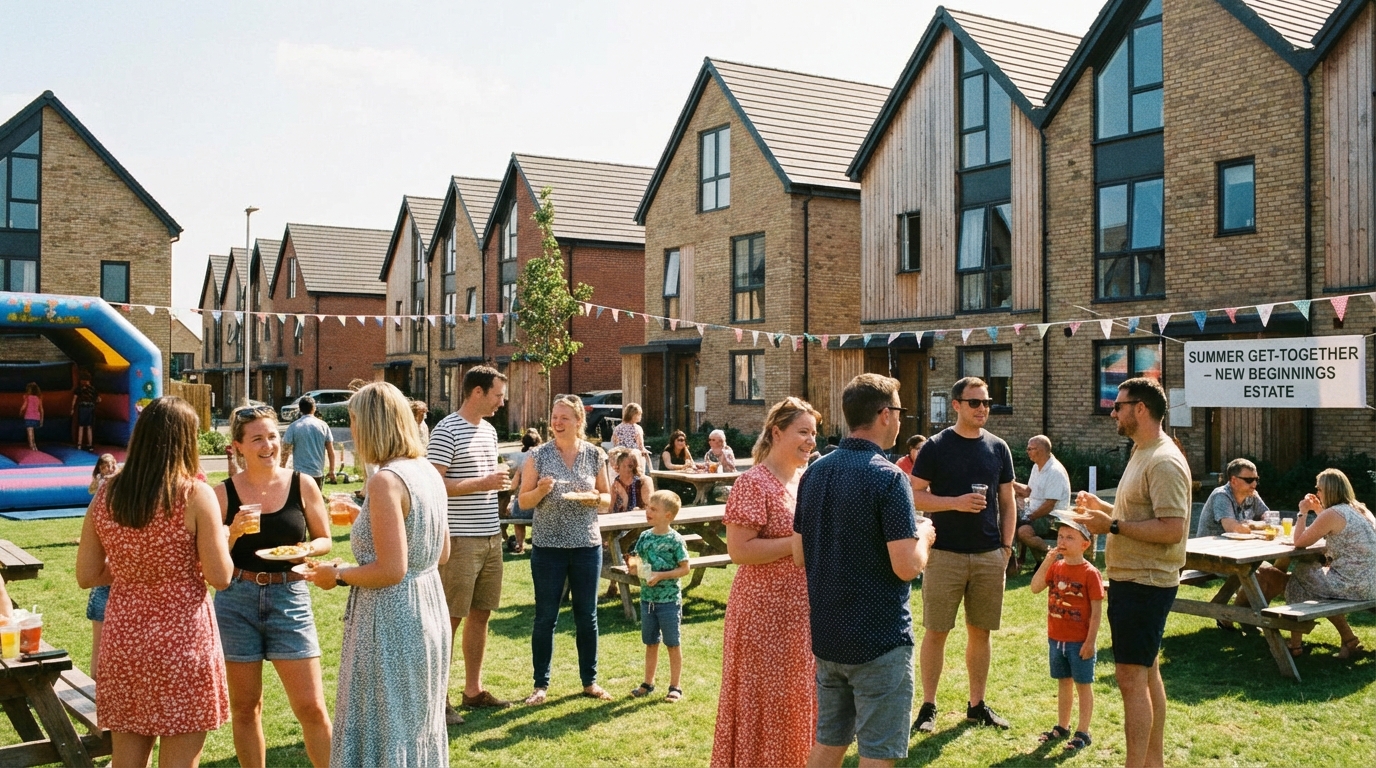 How to Build a Community on a New Build Estate