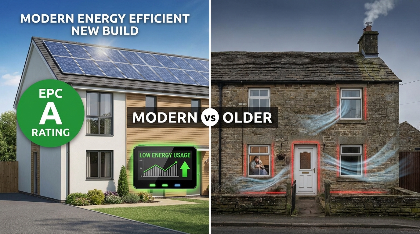 Energy Cost Savings: New Build vs Older Home Bills